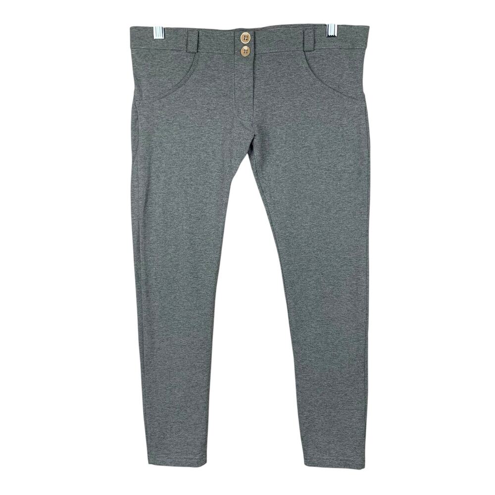 Freddy WR UP Skinny Pants Grey Lifting Shaping Push Up Low Rise Women's US 8